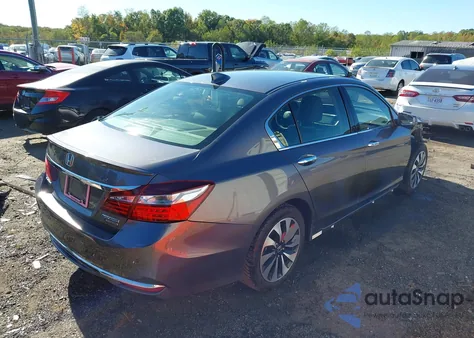 2017 Honda Accord Hybrid Touring из США, поврежденный, VIN JHMCR6F71HC020972